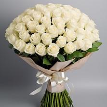 Букет 101 беля роза Белоснежка в Можге